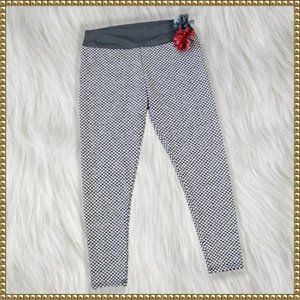 Activewear Tik-Tok Yoga Athletic Butt Lifting Leggings Gray/White Size XL